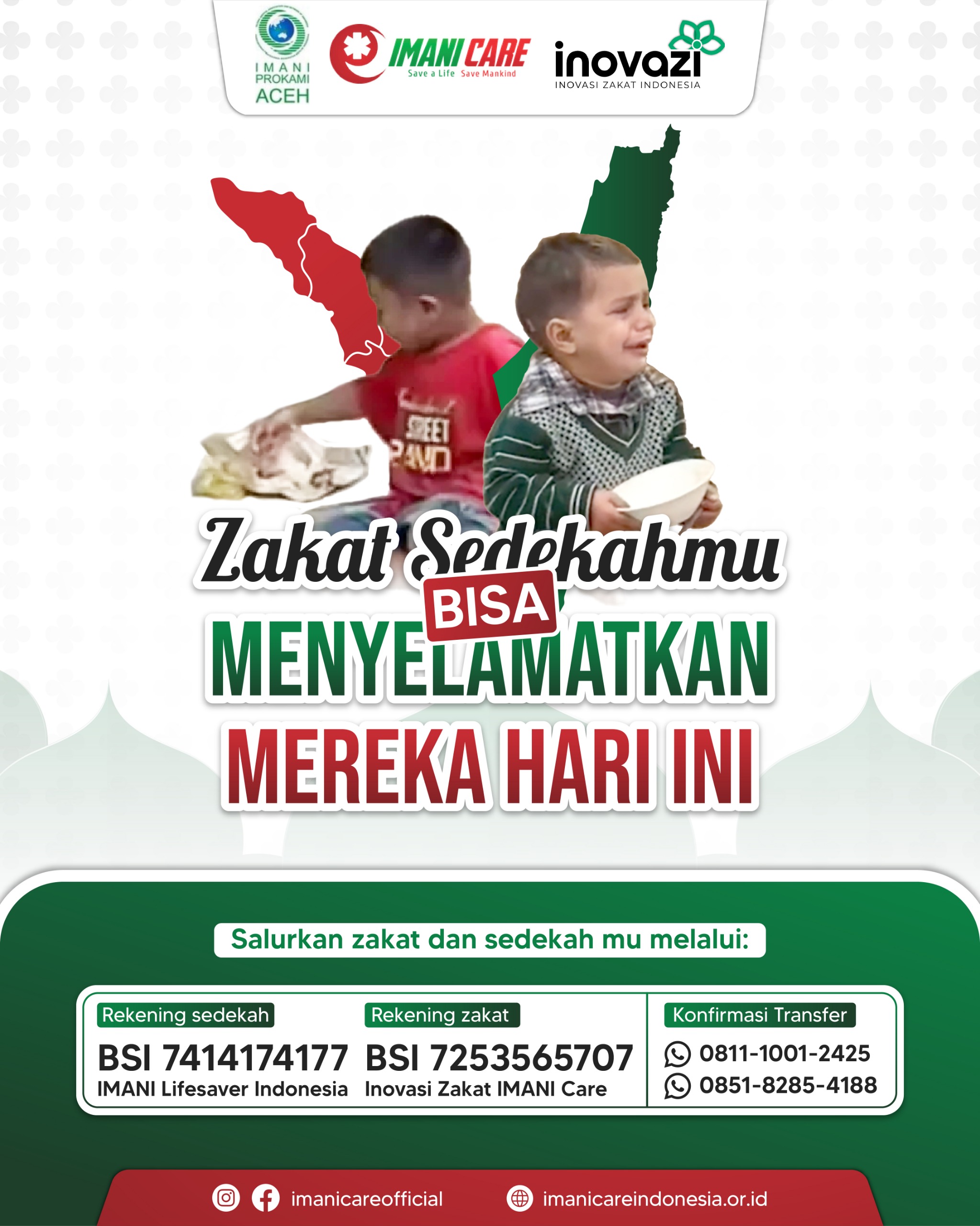 Zakat Sedekahmu Bisa Menyelamatkan Mereka Hari Ini