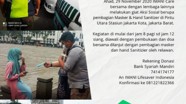 aksi sosial pemabgaian masker