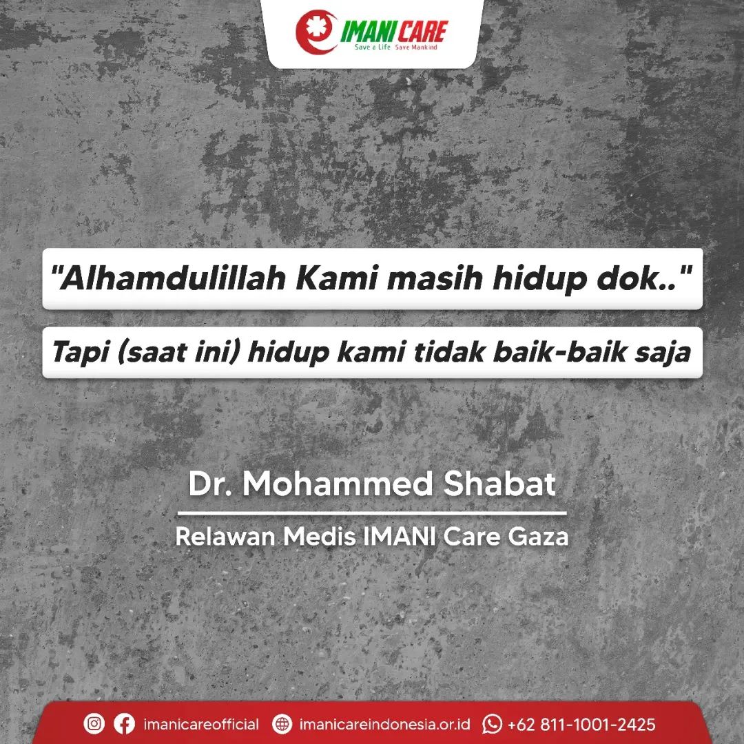 Alhamdulillah Kami masih hidup dok