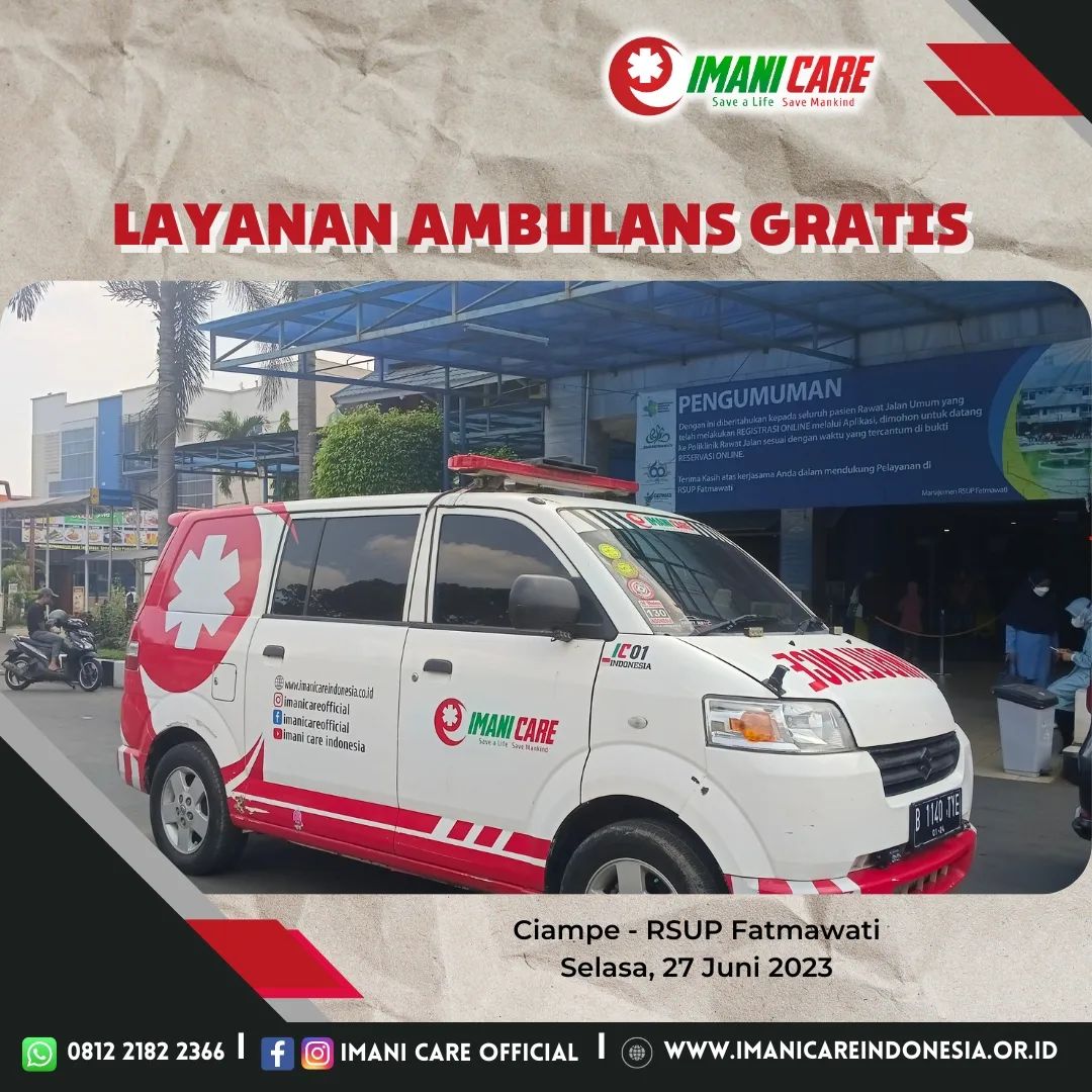 Layanan Ambulans Gratis Imani Care 8