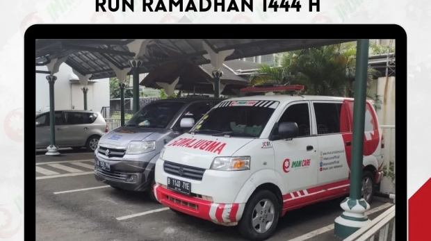 Standby Ambulans di Fun Run Ramadhan 1444 H