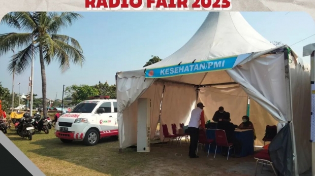 Standby Medis di Event Jakarta Amateur Radio Fair 2023